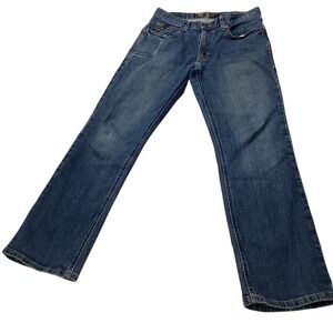 Ariat Rebar M4 Relaxed Boot Cut Jeans Mens 30x32 Blue Medium Wash Denim Workwear